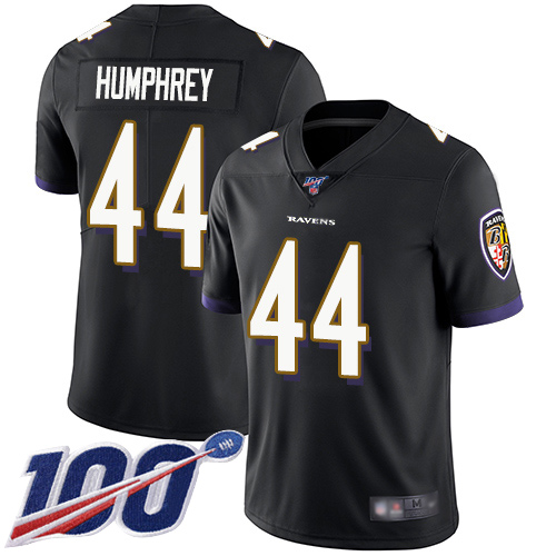 Baltimore Ravens Limited Black Men Marlon Humphrey Alternate Jersey NFL Football #44 100th Season Vapor Untouchable->nfl t-shirts->Sports Accessory